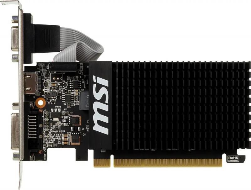  MSI NVIDIA GeForce GT 710 GT 710 2GD3H LP 2 DDR3, Low Profile, Ret [GT710 2GD3H LP]