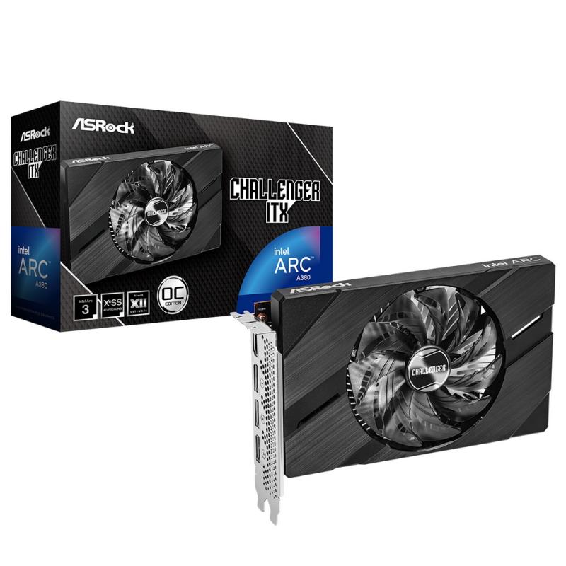 ���������� ASRock Intel Arc A380 Challenger ITX 6G OC [A380 CLI 6GO]
