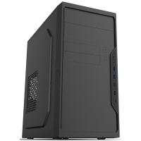 ������ Foxline mATX FL-733R-FZ450R-U32C-PH, mATX case, black, w/PSU 450W 12cm, w/2xUSB2.0, w/2xUSB3.0, w/1xType-C (USB2.0), w/2xcombo audio, w/pwr cord, w/o FAN