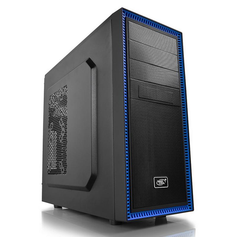  ATX DeepCool TESSERACT BF, ATX, Black-Blue, [DP-CCATX-TSRBFBK]