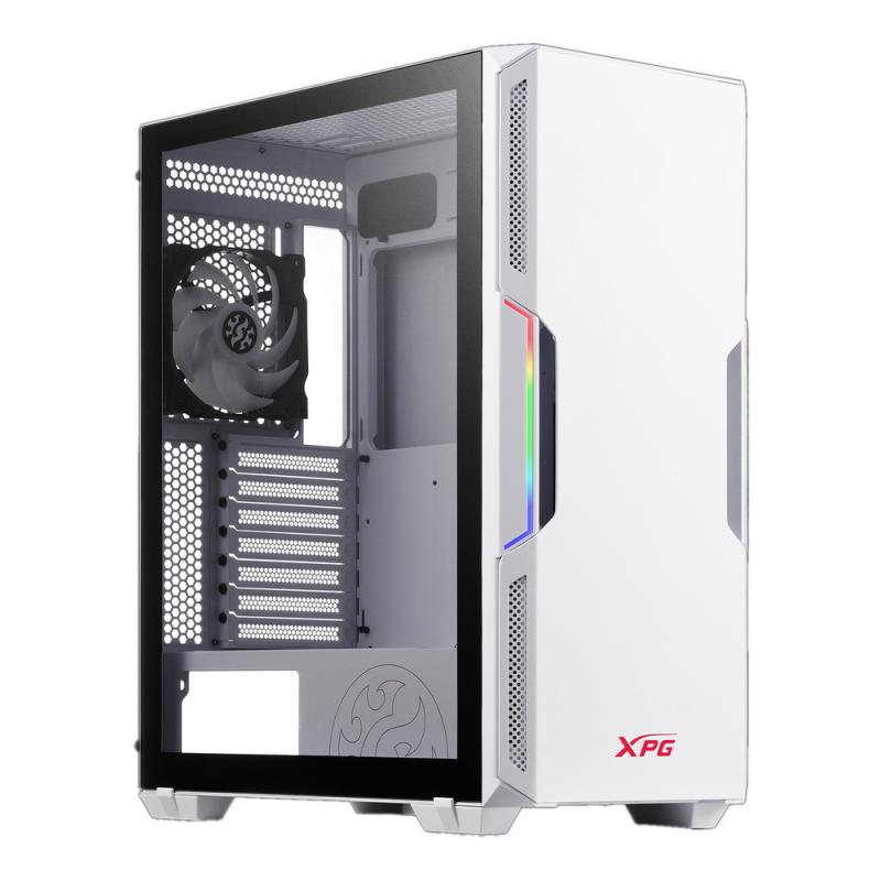  A-Data XPG STARKER WHITE (STARKER-WHCWW) (Midi-Tower, , TG, 120mm ARGB fan + 120mm fan)