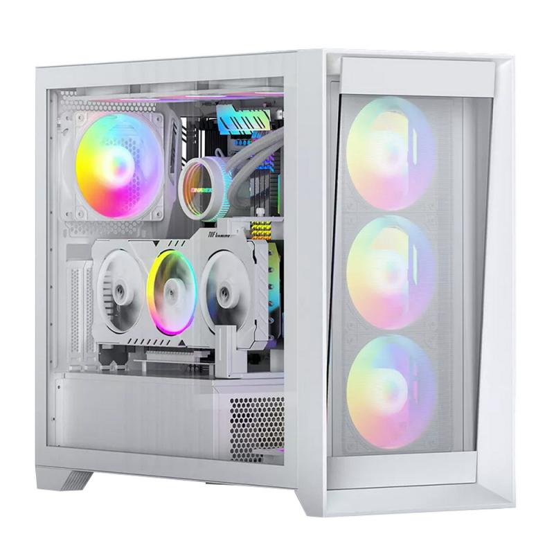  ACD Lagrange ATX, White, FANS: 120mm ARGB: 3 Top + 1 Rear + HUB [AH-TC1GCW-000]