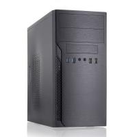 ������ mATX Foxline FL�628-FZ450R-U32, mATX case, black, w/PSU 450W 12cm, w/2xUSB2.0, w/2xUSB3.0 w/pwr cord, w/o FAN