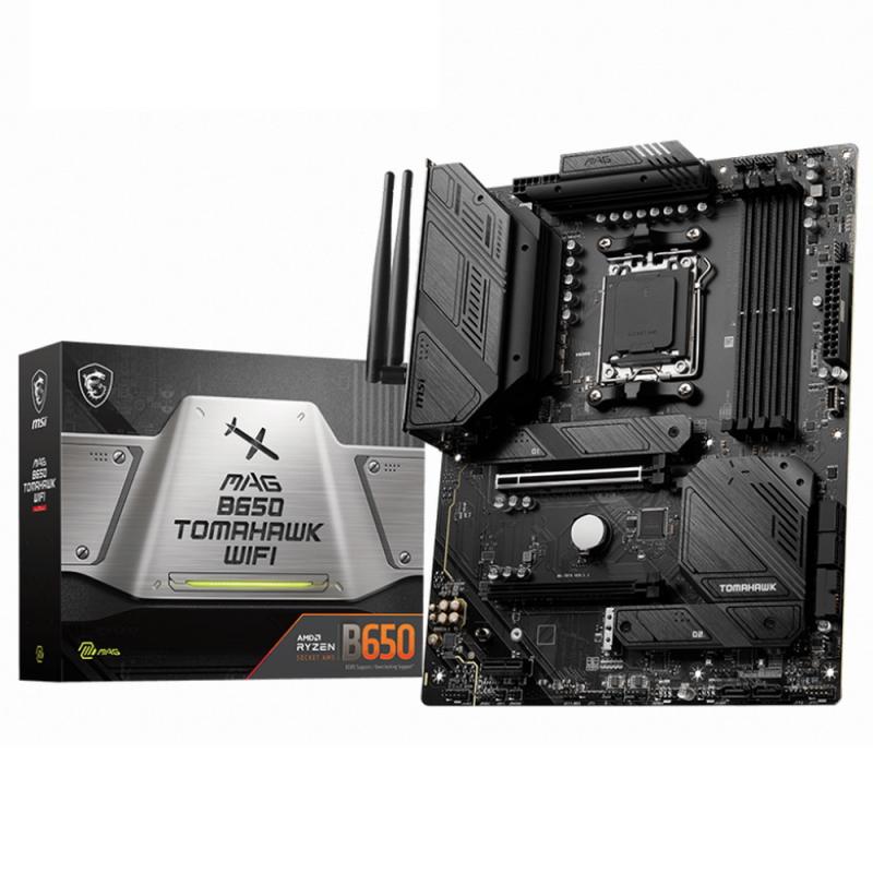   MSI MAG B650 TOMAHAWK WIFI, AM5, B650, 4DDR5, 2PCI-Ex16, 1PCI-Ex1, 3M.2, 6SATA3, 1USB3.2Gen2x2, 4USB3