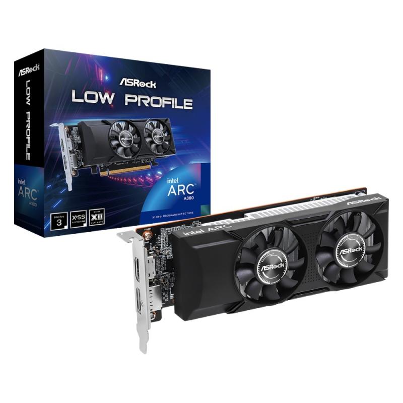  ASRock Intel Arc A380 Low Profile 6GB RTL [A380 LP 6G]
