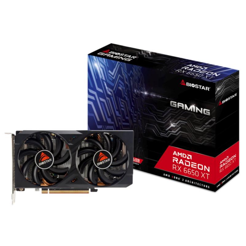  Biostar AMD Radeon RX6650XT 8GB, GDDR6, 128-bit, DPx3, HDMI, [VA6656TM81]