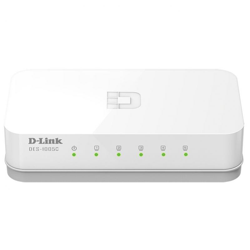  D-Link DES-1005C/B1A     5  10/100Base-TX
