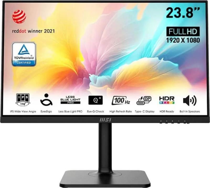 23.8''  MSI Modern MD2412P,  1920x1080,  IPS,  100,  1HDMI,   [9s6-3pa59h-095]